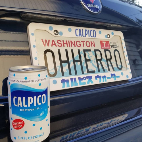 Customer car with a Bad Taste frame, shared by @stan4ever