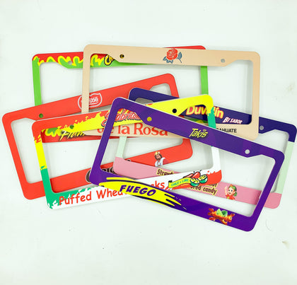Snack Themed License Plate Frames