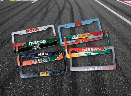Racing Livery License Plate Frames