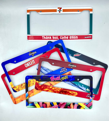 Convenience Store License Plate Frames