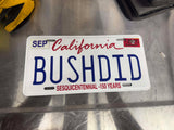 BUSHDID (GT3) License Plates