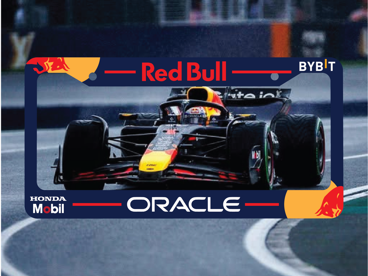 Red Bull Racing F1 2025 License Plate Frame | Racing – Bad Taste Worldwide