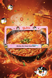 Buldak Spicy Chicken Carbonara License Plate Frame
