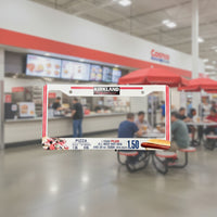 Costco "Hot Dog" License Plate Frame
