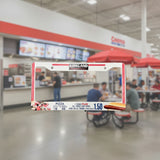 Costco "Hot Dog" License Plate Frame