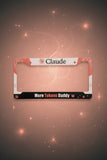 Claude AI License Plate Frame