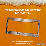 Sapporo License Plate Frame