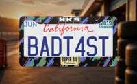 HKS Super oil License Plate Frame