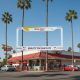 In-N-Out License Plate Frame
