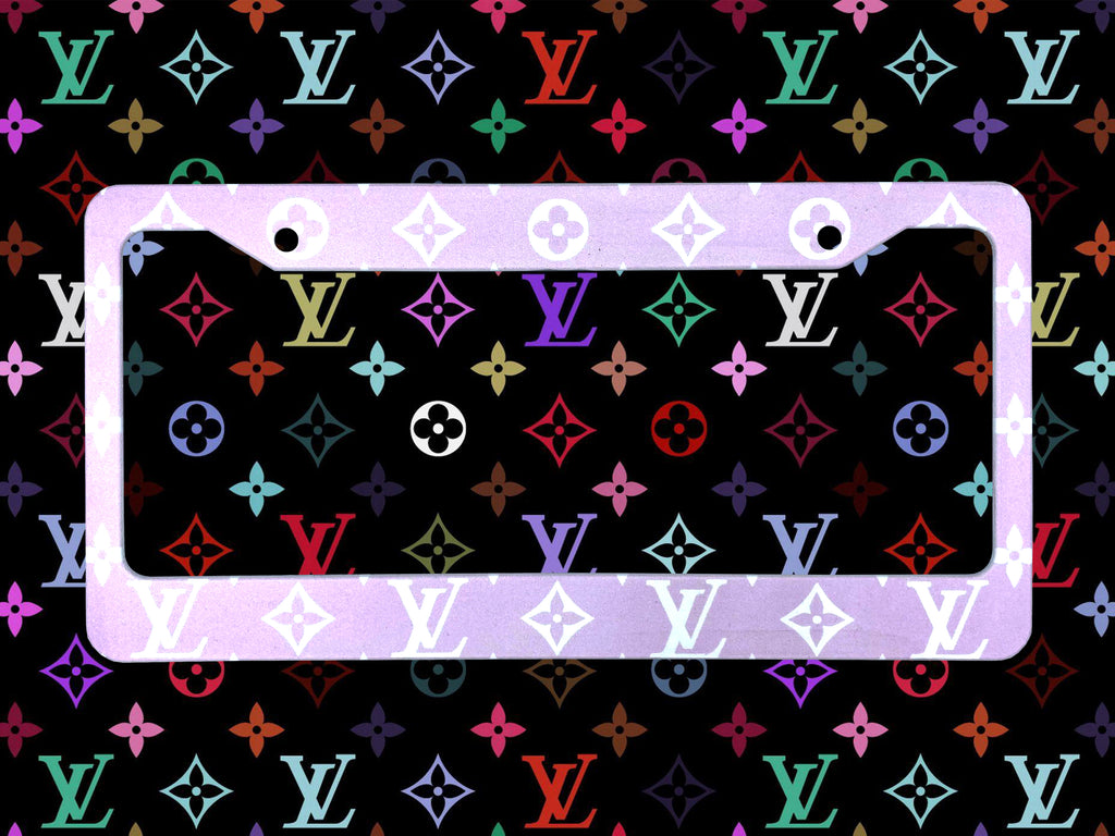 Vuitton License Plate Frames - CafePress