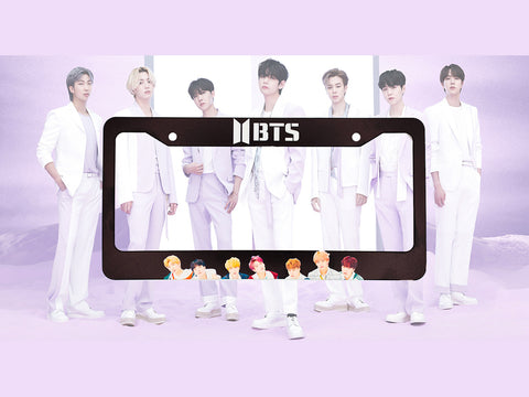 BTS Kpop License Plate Frame