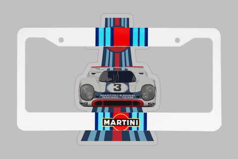 Martini Racing License Plate Frame
