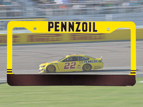 Pennzoil Racing License Plate Frame