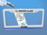 White Claw Plate Frame